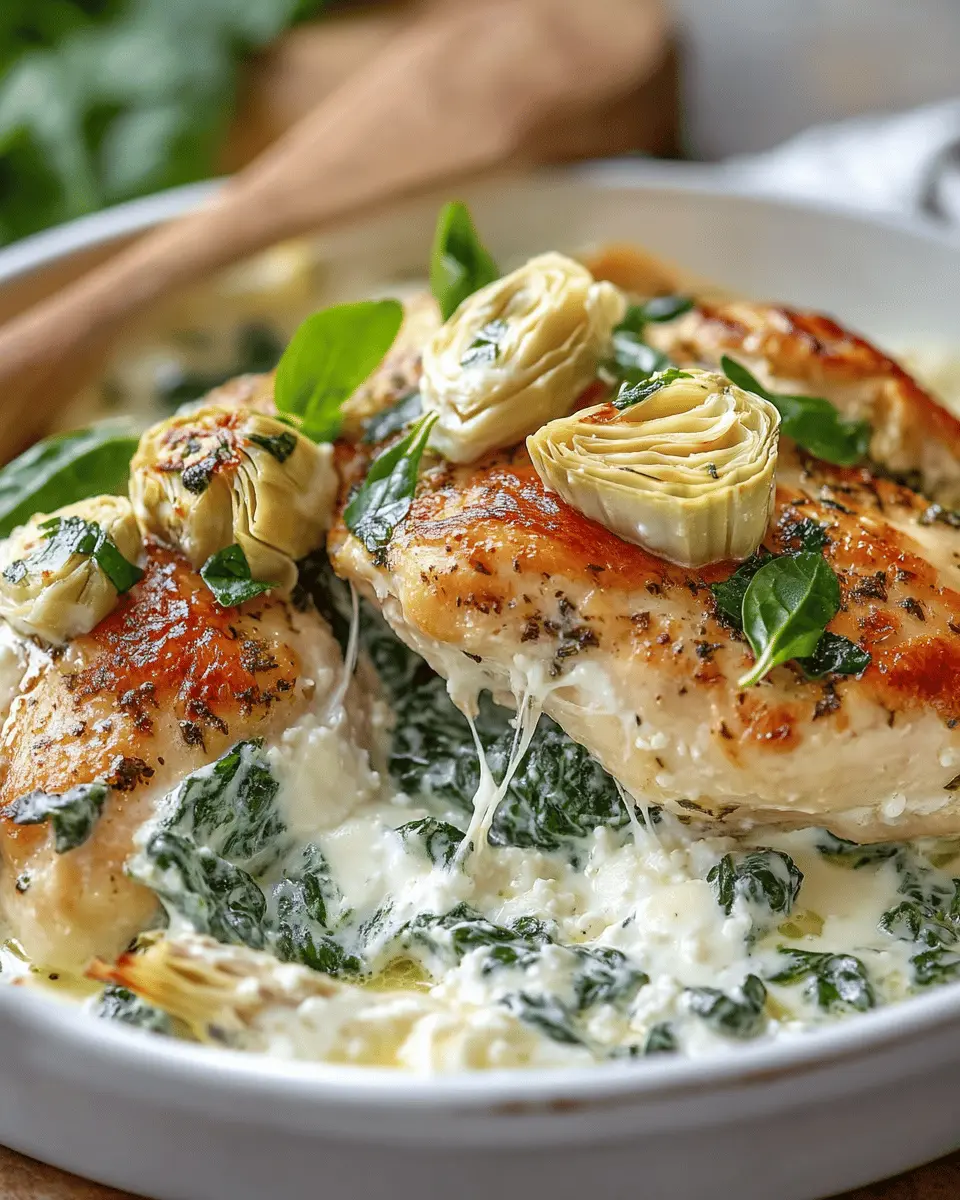 Spinach Artichoke Chicken: Indulgent Comfort with Cottage Cheese