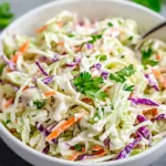 Easy Low Carb & Keto Coleslaw Recipe First Image First Image