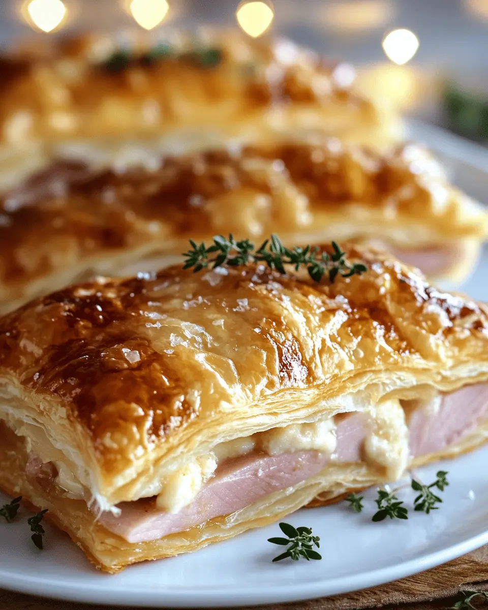 Holiday Ham & Cheese Puff Pastry: Indulgent Keto Treats