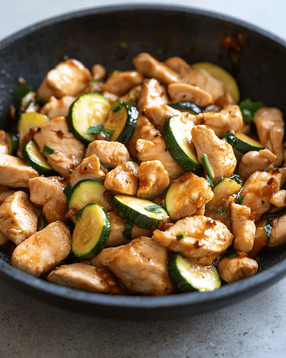 Chicken Zucchini Stir Fry Recipe: Easy and Irresistibly Delicious!