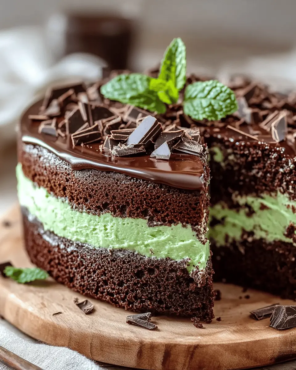Sugar Free Chocolate Mint Layer Cake: Guilt-Free Indulgence