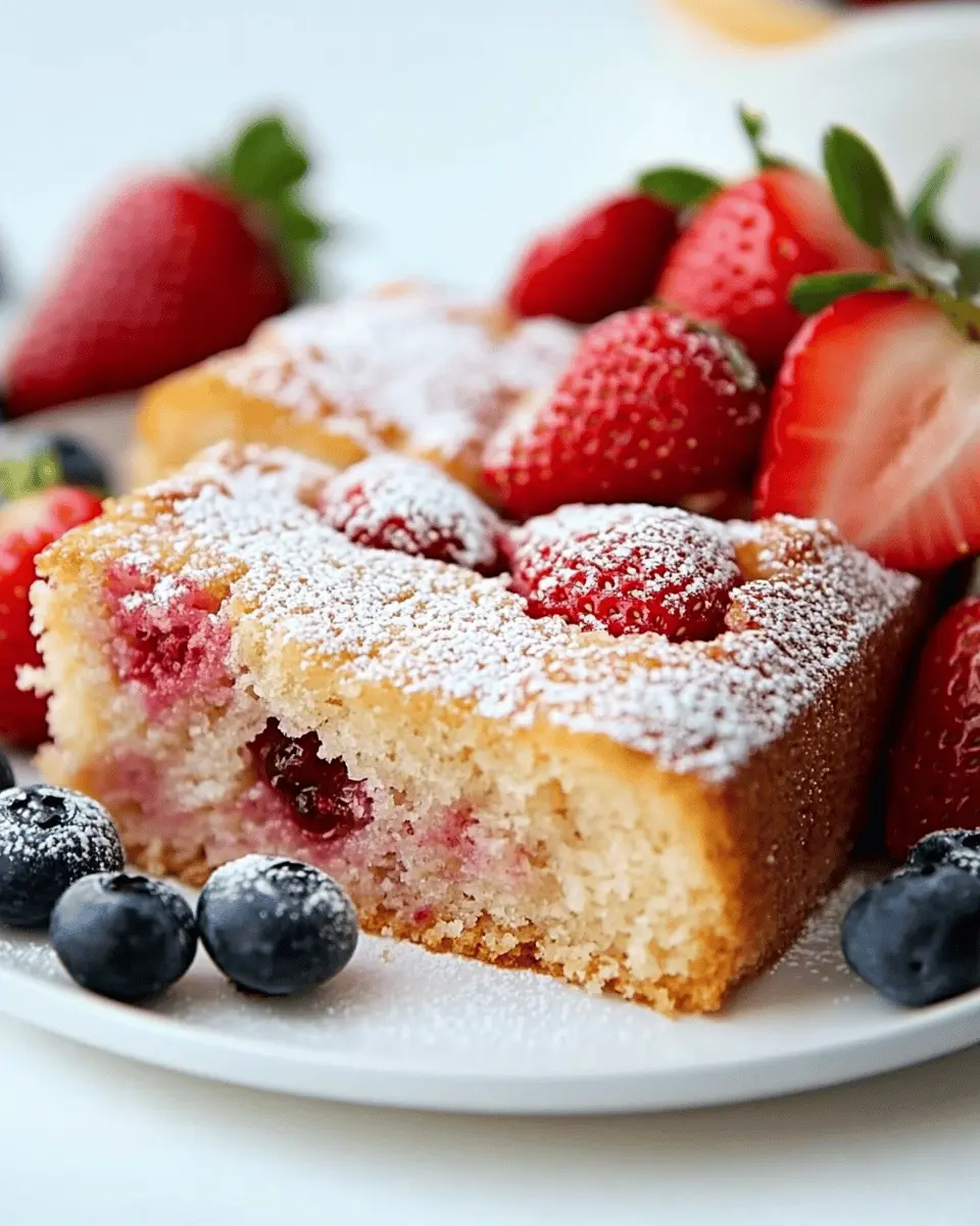 Keto Coffee Cake with Berries First Image First Image