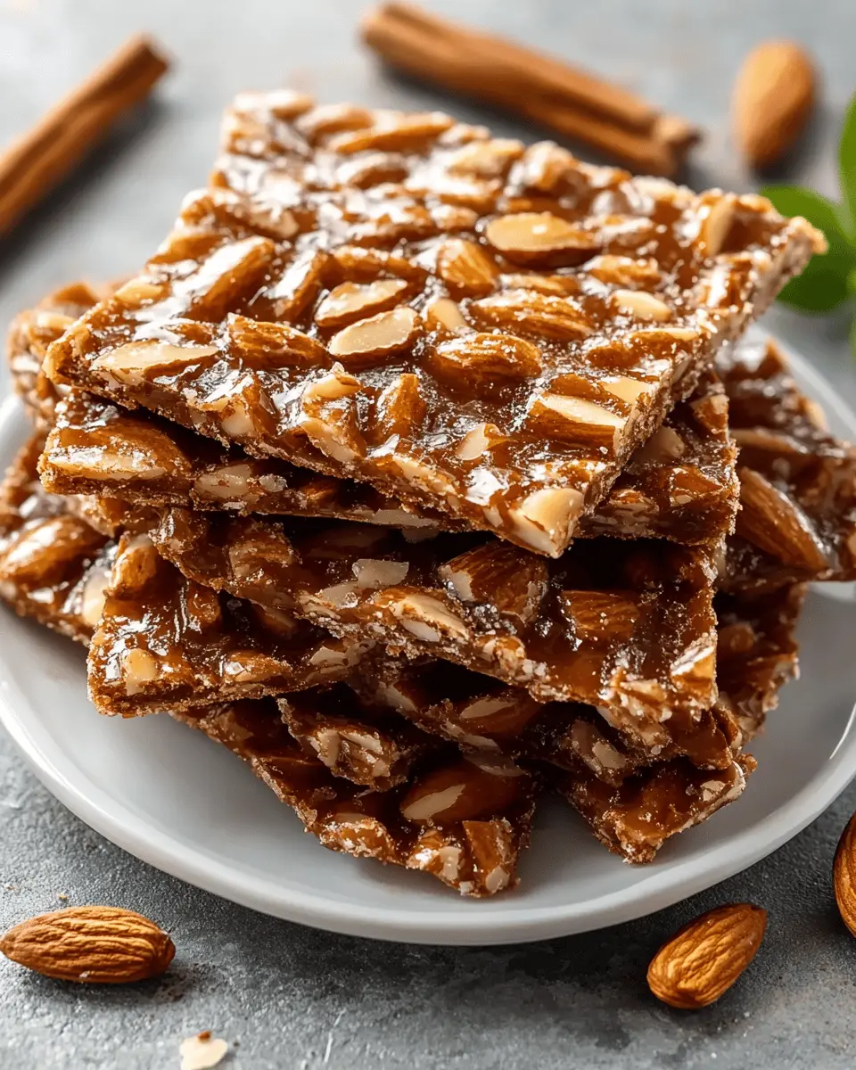 Sugar Free Cinnamon Almond Brittle: Irresistibly Crunchy Delight