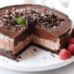 Keto Chocolate Cheesecake First Image First Image