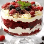 Keto Red Velvet Trifle with Mascarpone Layers First Image First Image