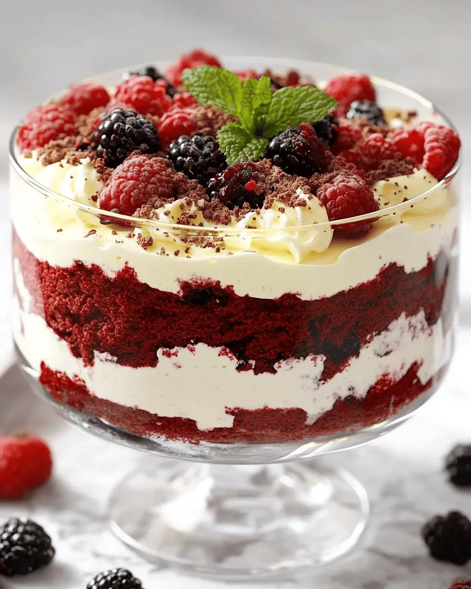 Keto Red Velvet Trifle: Indulgent Mascarpone Layers Await