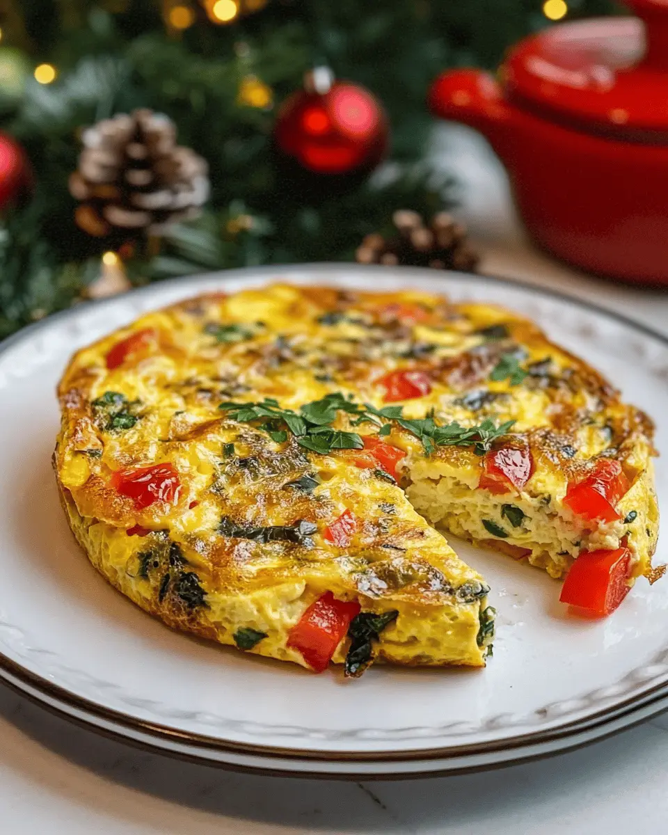 Keto Christmas Frittata: Irresistibly Festive and Easy to Make
