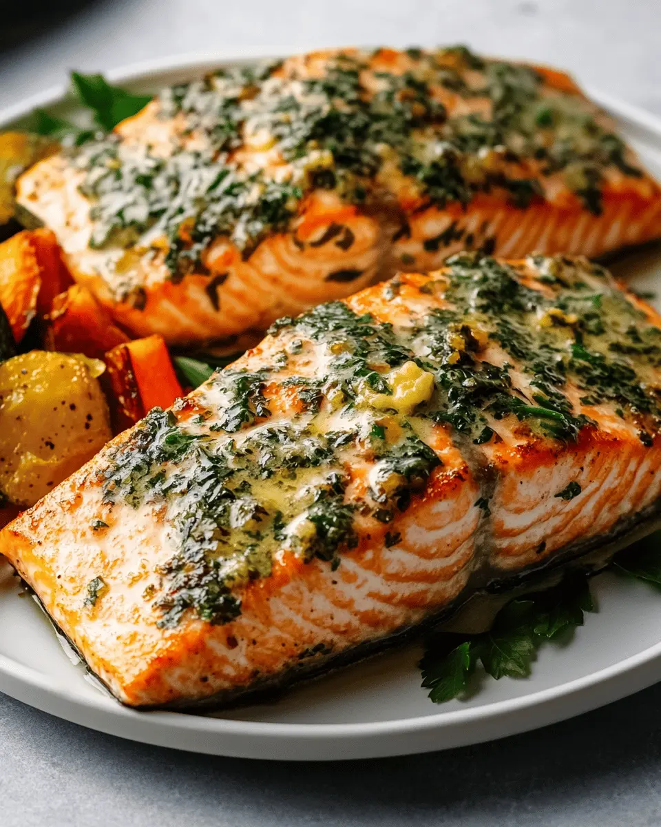 Garlic-Herb Butter Salmon Bake: Juicy Flavor in Every Bite
