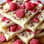 Keto White Chocolate Raspberry Bark First Image First Image