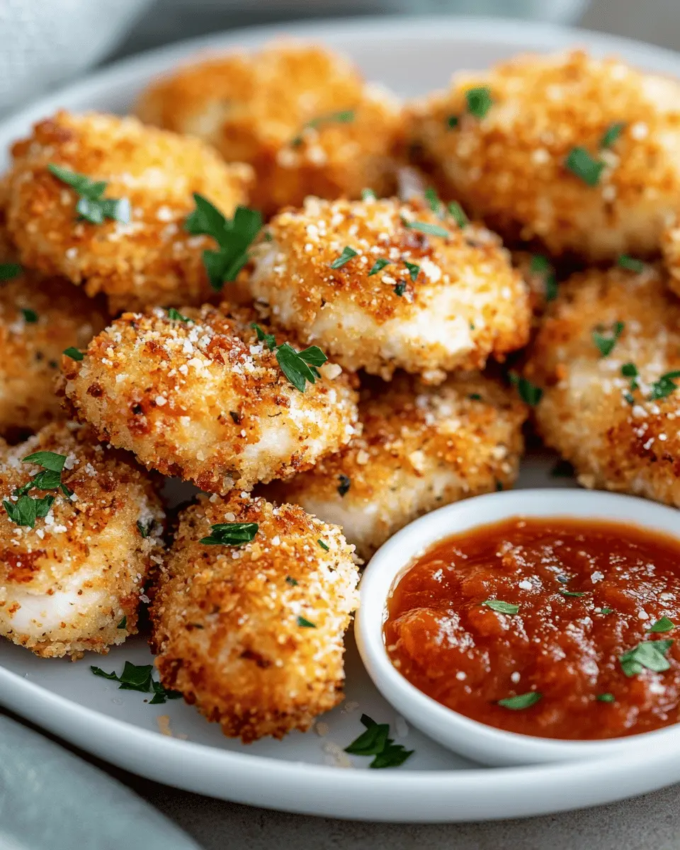 Air Fryer Keto Chicken Parmesan Bites: Irresistibly Crispy Treats