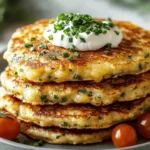 Savory Herb & Cheese Keto Pancakes First Image First Image