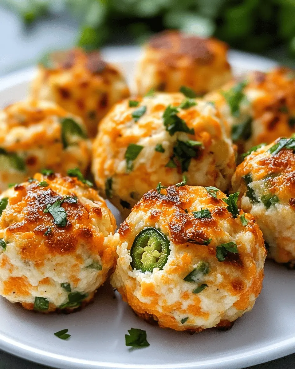 Jalapeño Cheddar Keto Fat Bombs: Spicy & Satisfying Treats