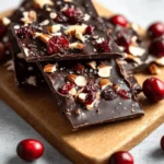 Keto Chocolate Cranberry Bark First Image First Image