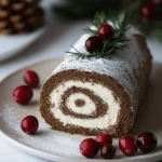 Low Carb Gingerbread Cake Roll First Image First Image