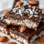 Holiday Keto Almond Joy Bars First Image First Image