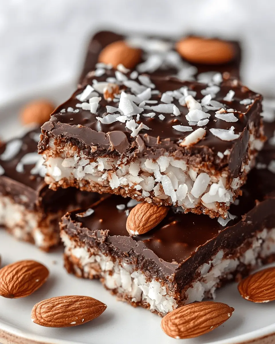 Holiday Keto Almond Joy Bars: Irresistibly Guilt-Free Indulgence
