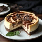 Nutella Swirl Cheesecake First Image First Image