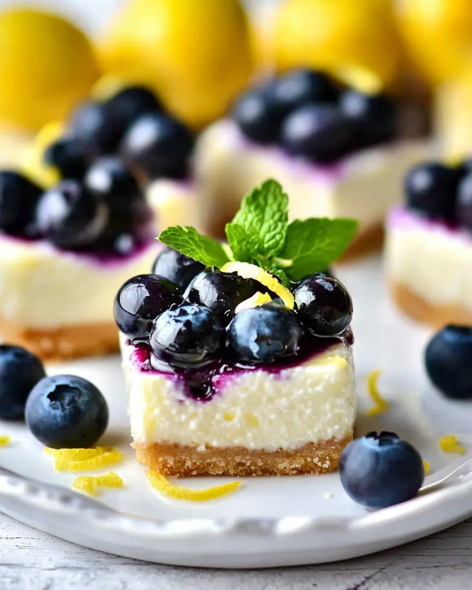 Keto Lemon Blueberry Cheesecake Bites First Image First Image