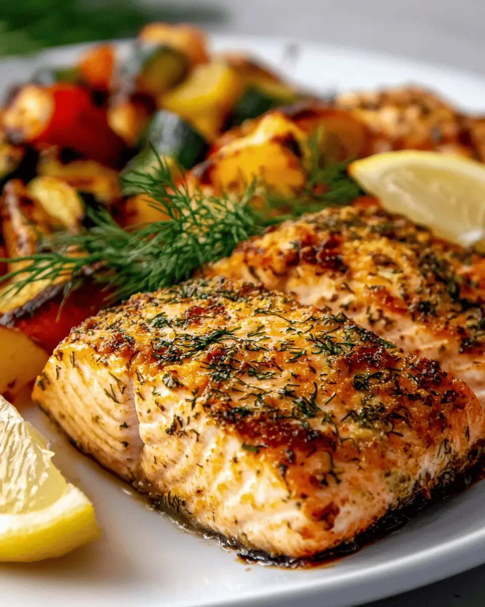 Lemon Dill Crusted Salmon: The Best Keto Air Fryer Delight