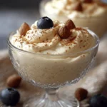 Keto White Chocolate Mousse with Nutmeg Cream First Image First Image