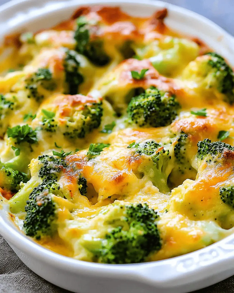Easy Broccoli Cheese Casserole: Comfort in 30 Minutes!