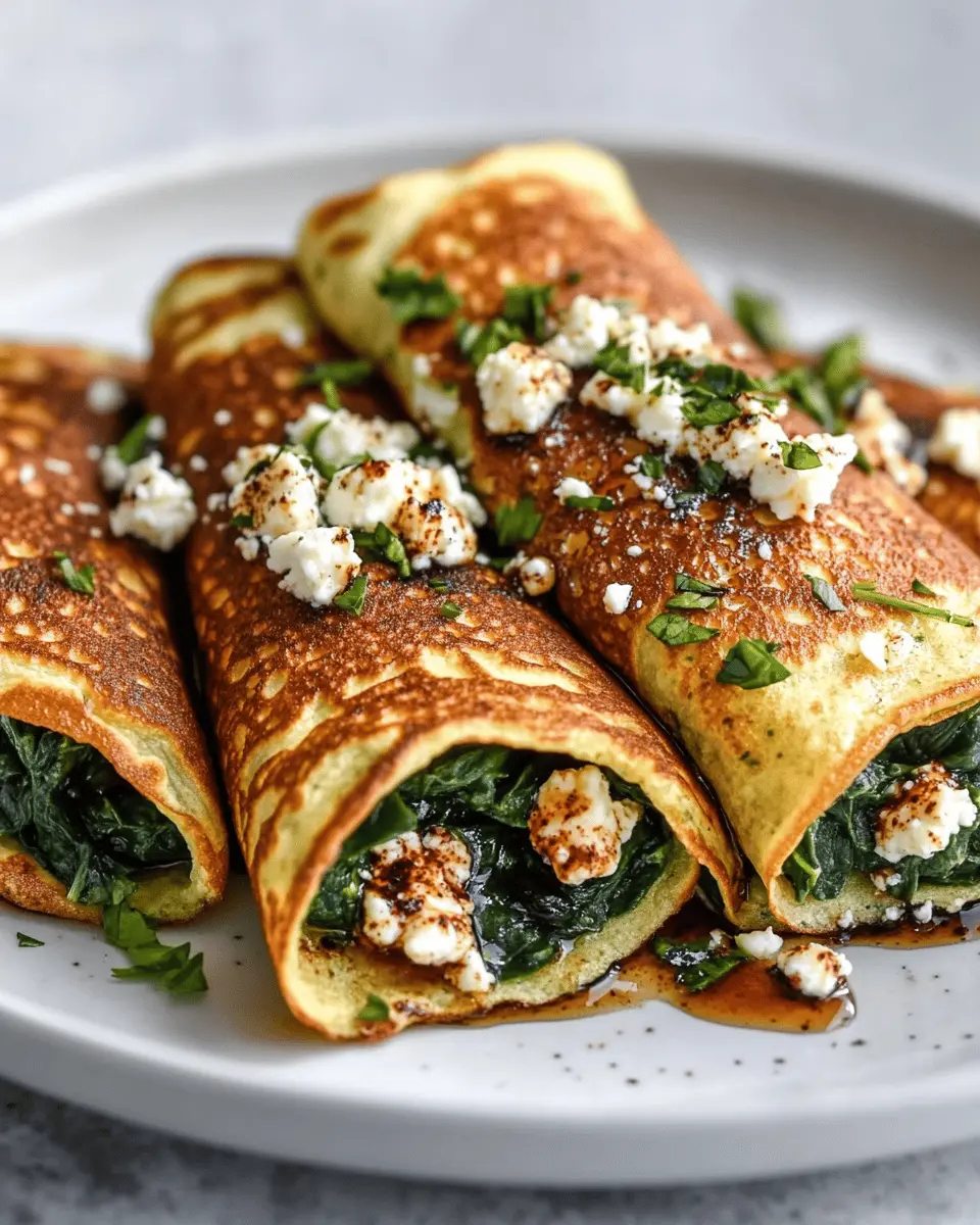 Savory Spinach Feta Keto Crepes: The Best Guilt-Free Indulgence