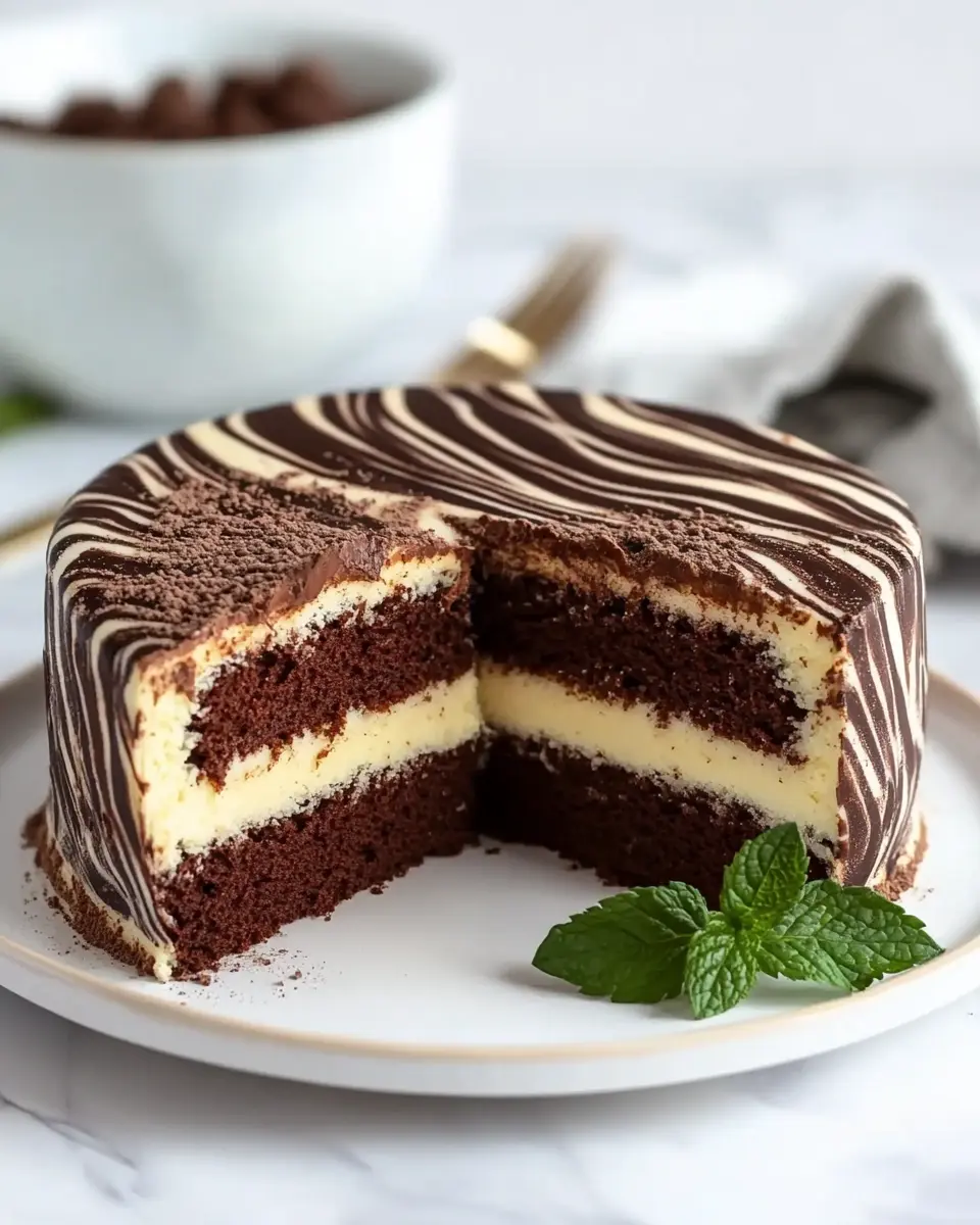 Keto Zebra Cake Recipe: Indulgent Layers of Guilt-Free Delight