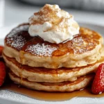 Fluffy Almond Flour Pancakes with Cinnamon Whip First Image First Image