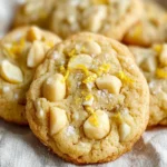 Keto Lemon White Chocolate Macadamia Cookies First Image First Image