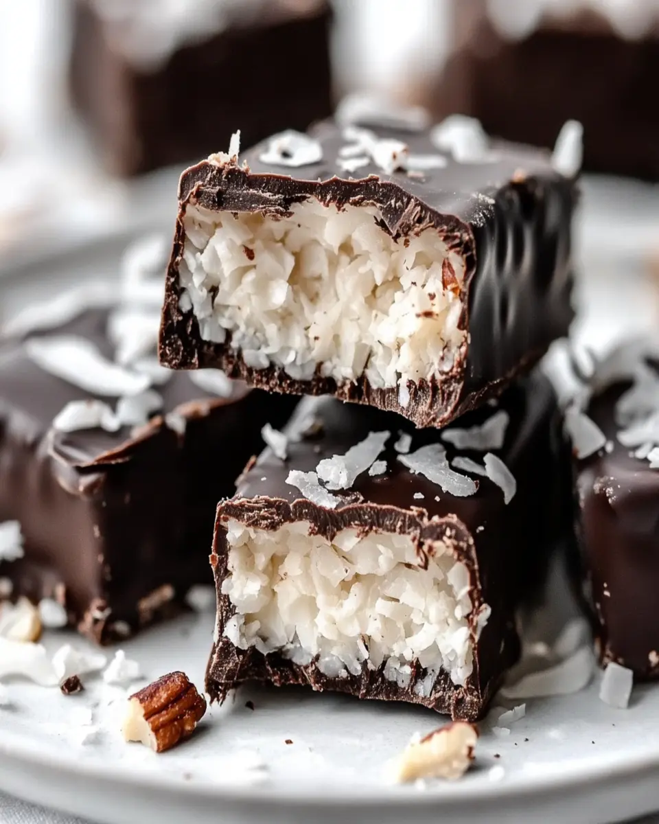 Mini Keto Chocolate Bounty Bars: Irresistibly Guilt-Free Treats