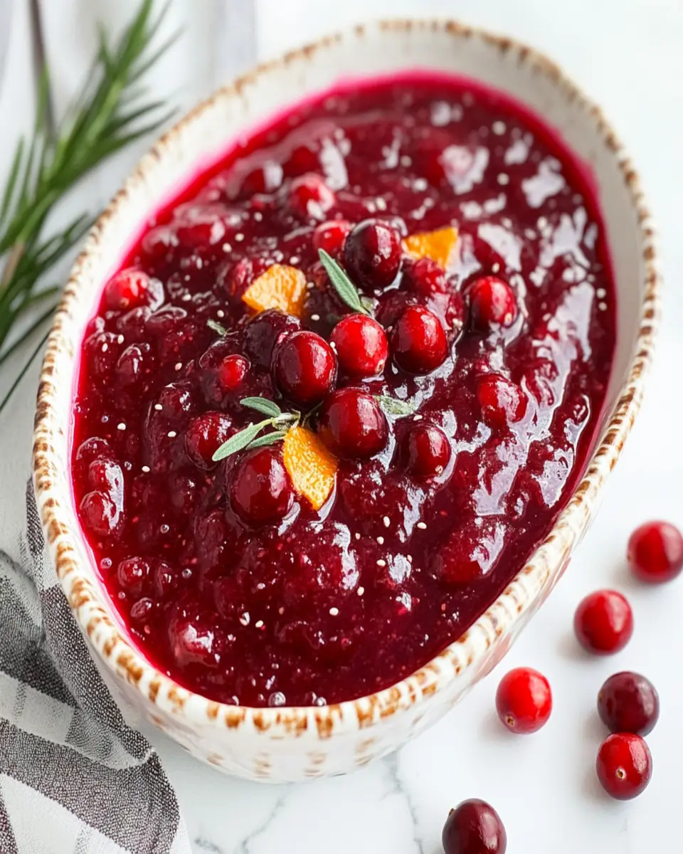 Keto Cranberry Sauce (Low-Carb & Sugar-Free!) First Image First Image