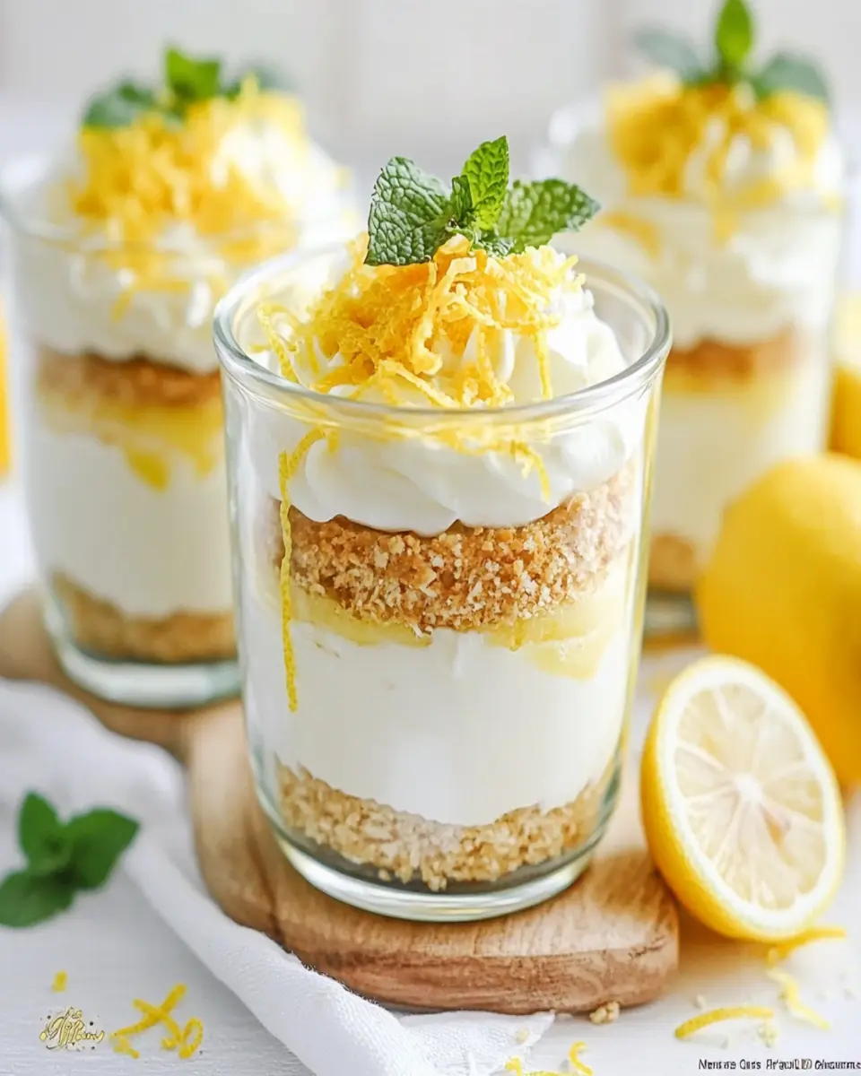 Keto Lemon Cheesecake Parfaits: Irresistibly Creamy Treats
