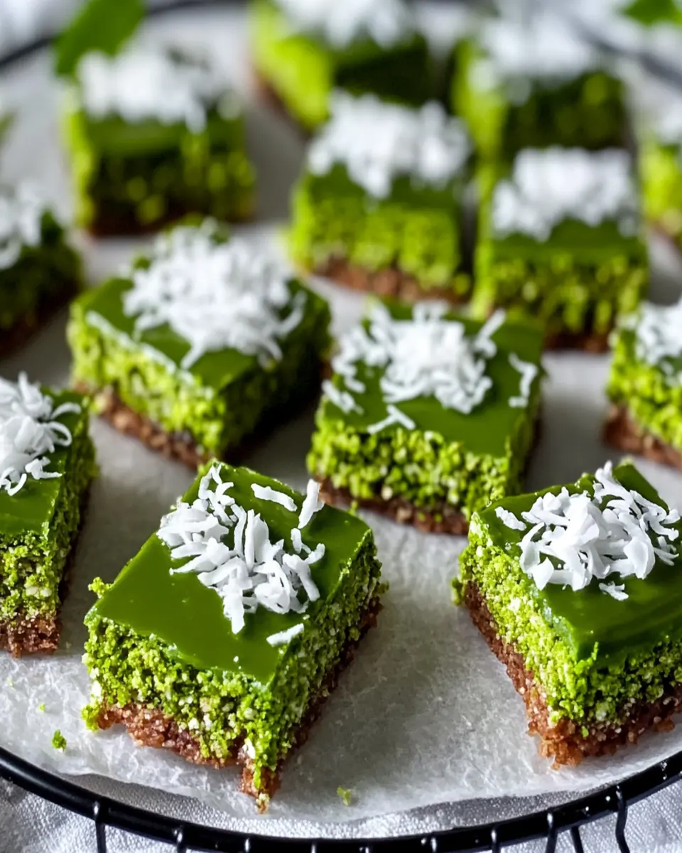 Matcha Bounty Bars: Indulgent Treats You Can’t Resist