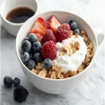 Brain fuel coffee + keto granola bowl First Image First Image