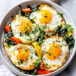Easy Baked Eggs (low carb + keto) First Image First Image