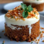 Keto Carrot Cake with Coconut Panna Cotta First Image First Image