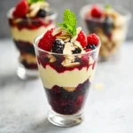 Keto Berry Parfait with Macadamia Custard First Image First Image