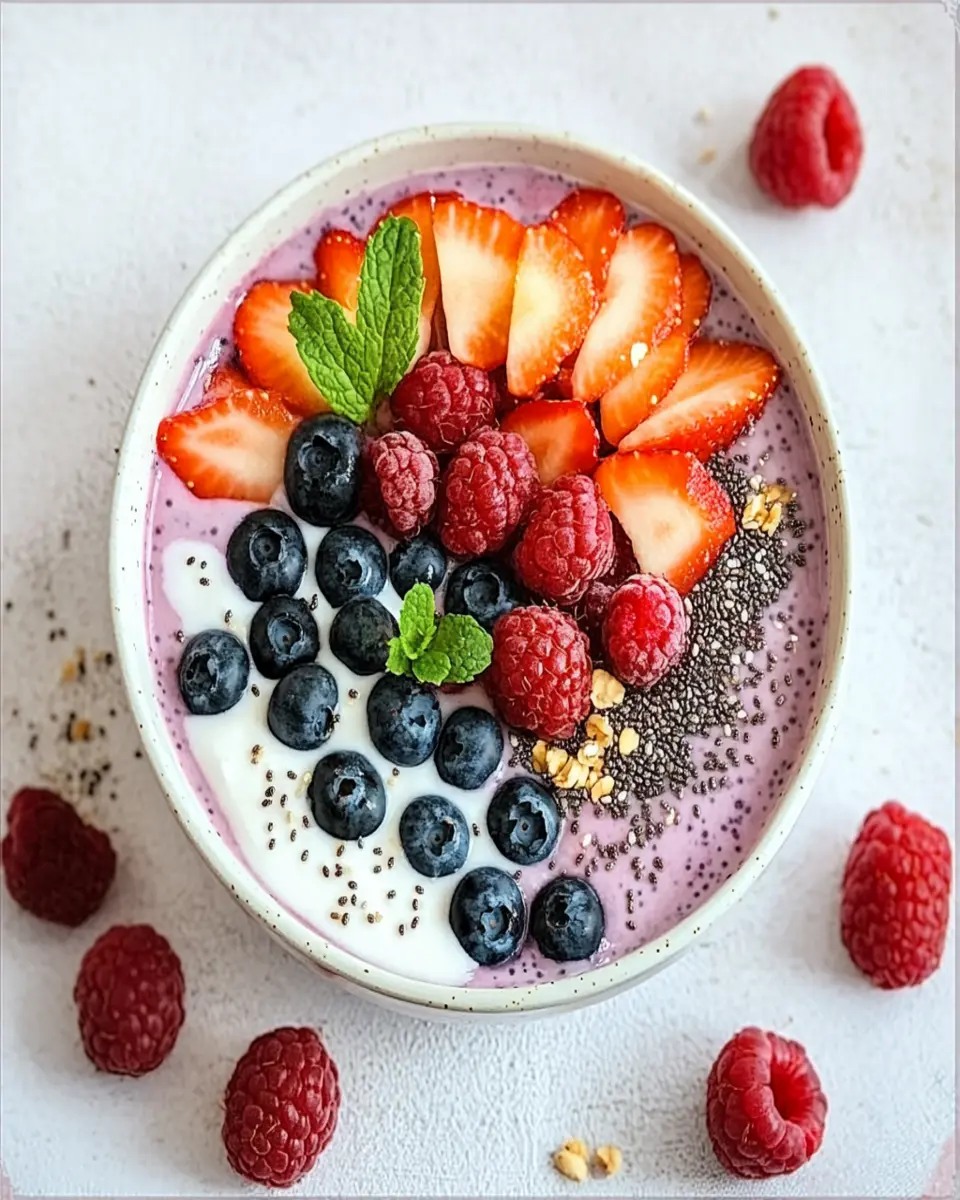 Berry Collagen Yogurt Bowl: The Best Energizing Breakfast Treat