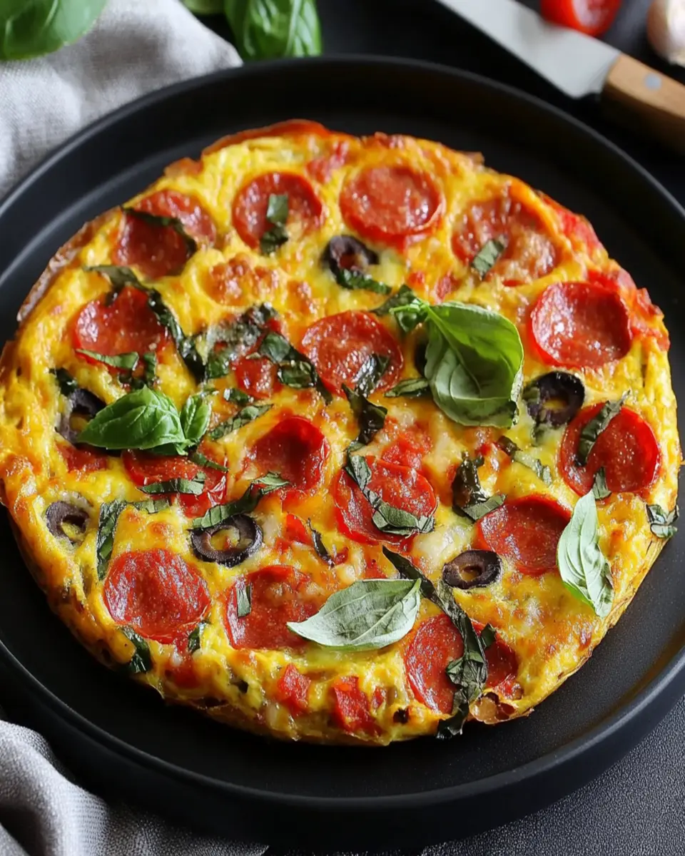 Pizza Frittata: The Easy, Irresistibly Cheesy Meal You’ll Love