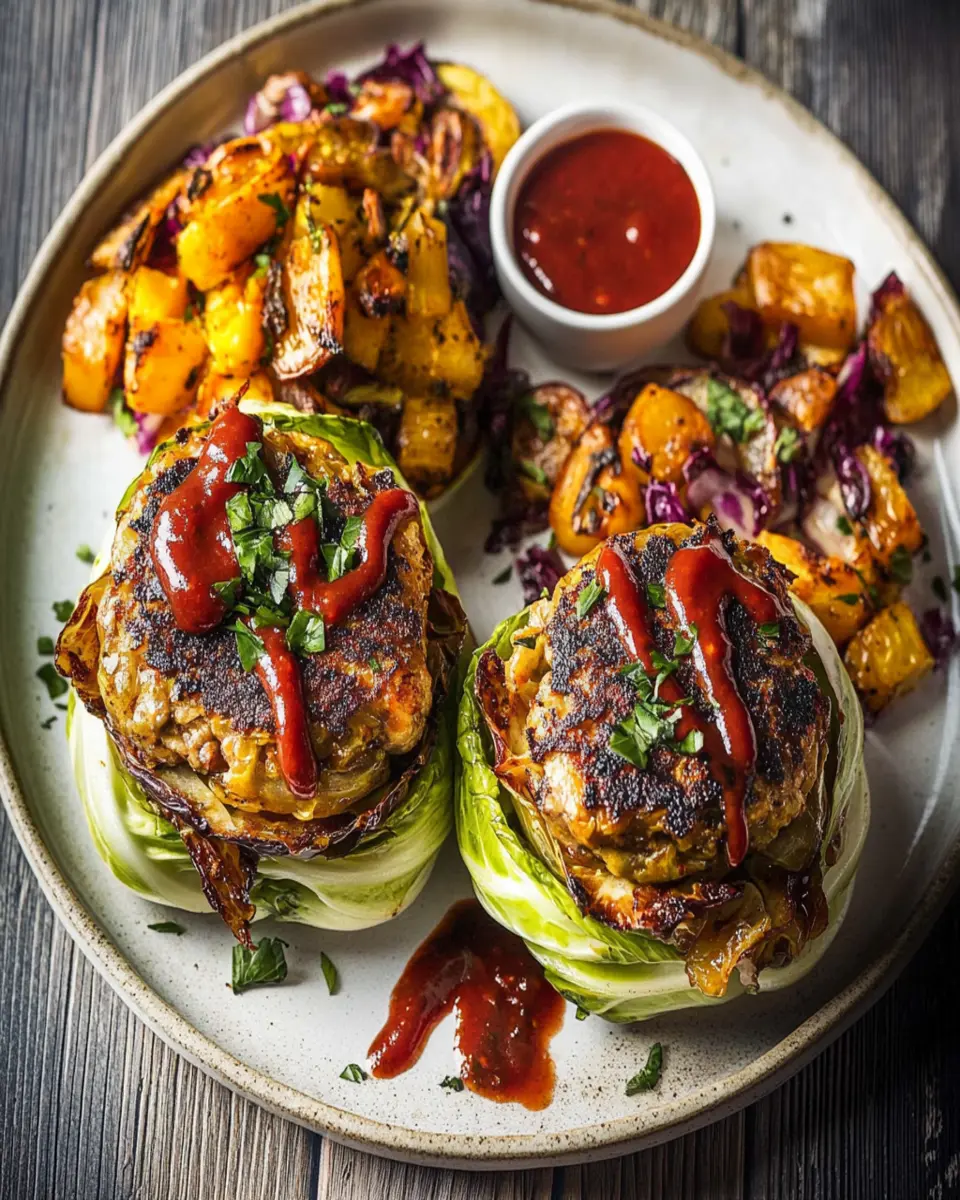 Roasted Cabbage Burgers First Image First Image