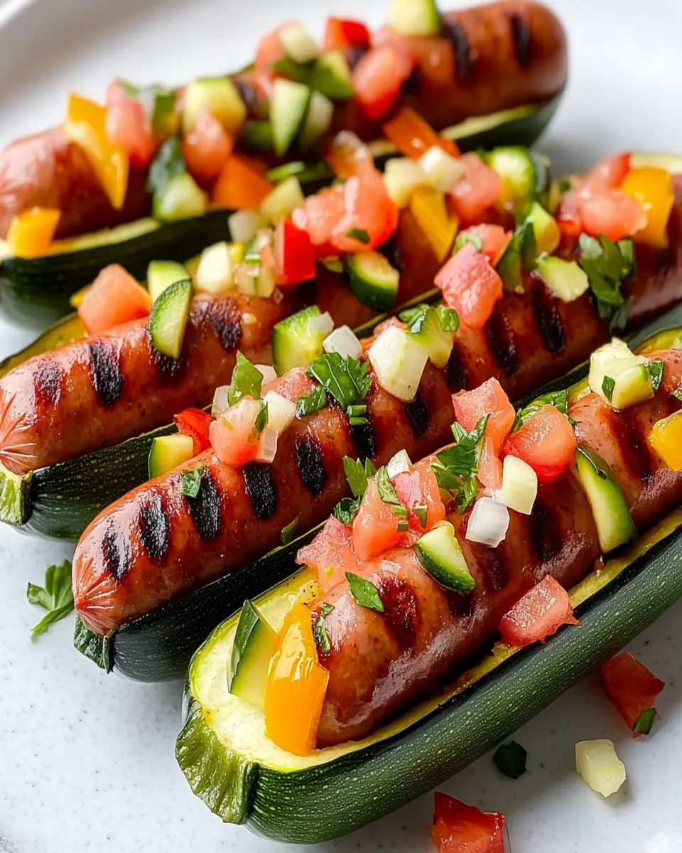 Zucchini Bun Hot Dogs: Irresistibly Healthy & Flavorful Treats