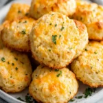 Cheddar Garlic Keto Biscuits First Image First Image