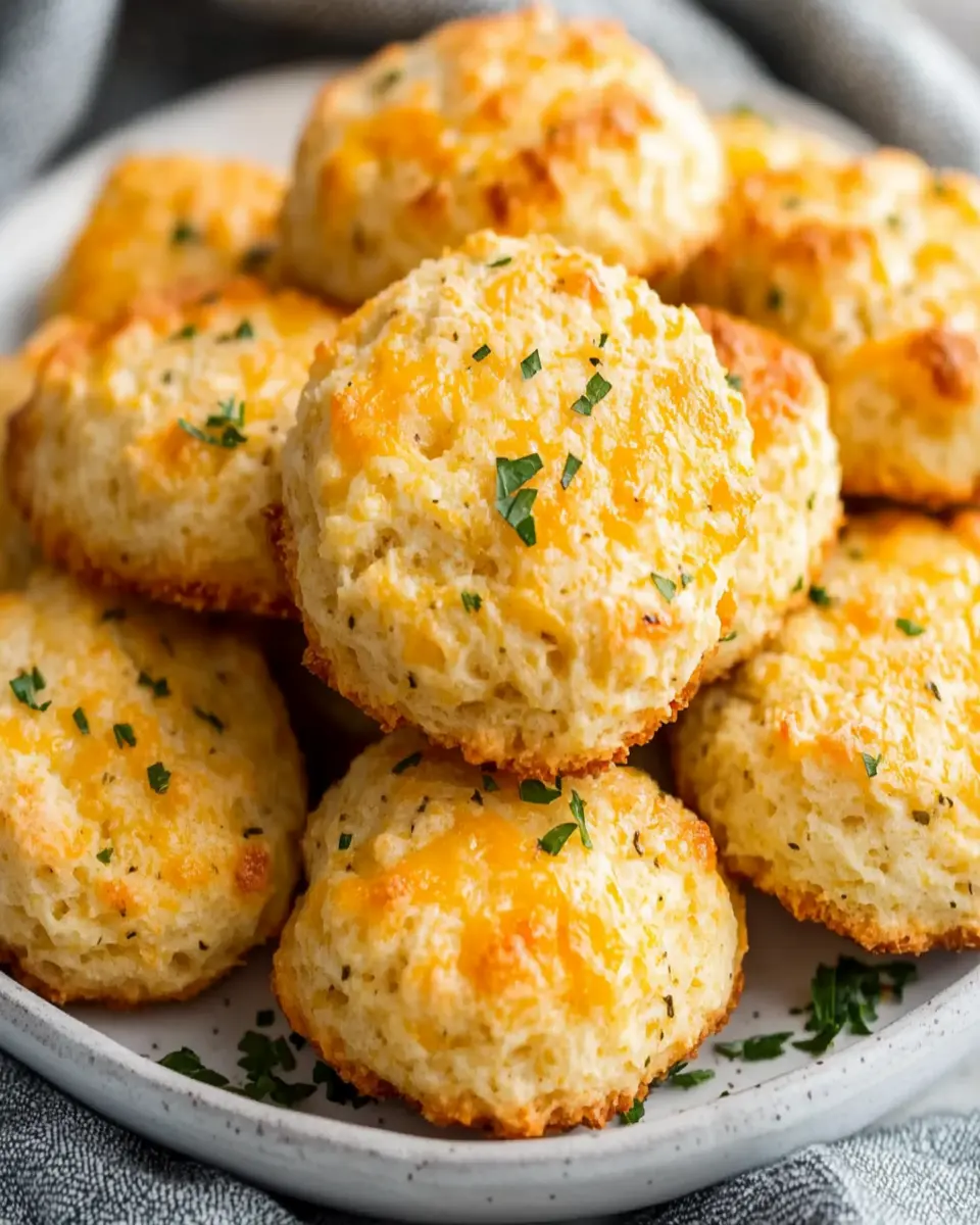 Cheddar Garlic Keto Biscuits First Image First Image
