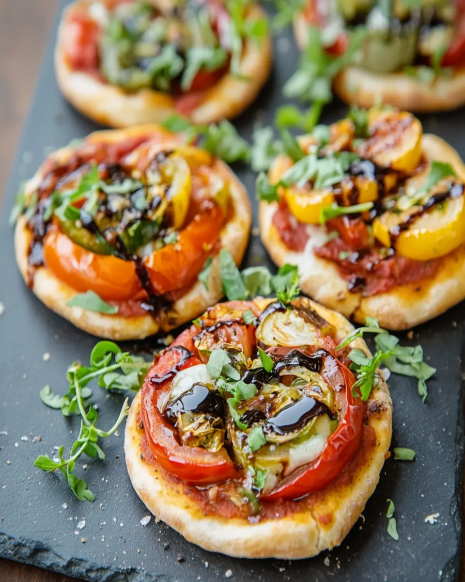Mini Vegan Pizzas: Easy, Flavor-Packed Bites for Everyone