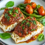 Red Pesto Fish First Image First Image