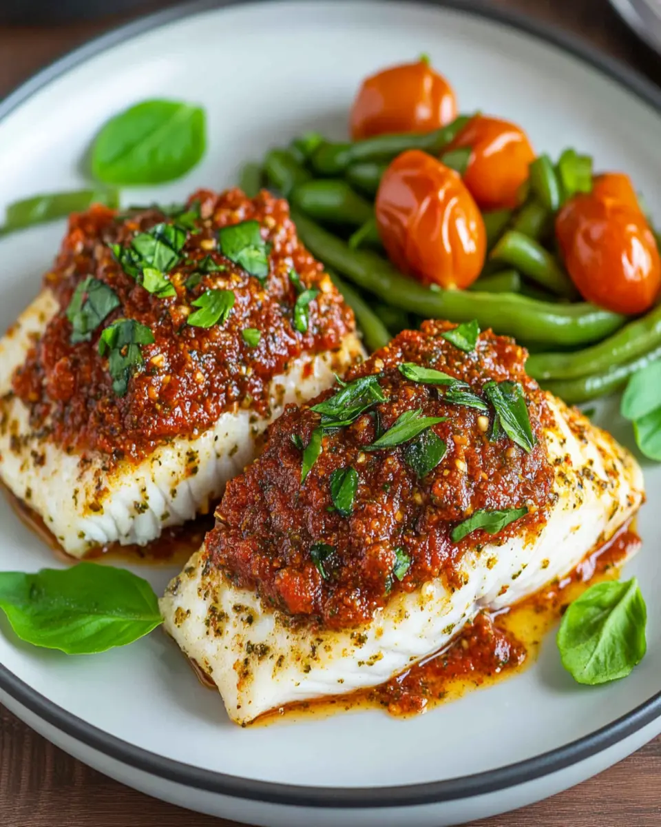 Red Pesto Fish: An Irresistibly Flavor-Packed Delight!