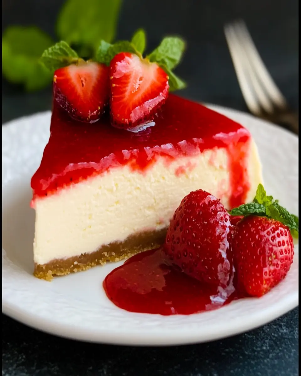 Keto Cheesecake with Strawberry Sauce: Your Indulgent Delight!