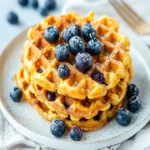 Keto Blueberry Chaffles First Image First Image