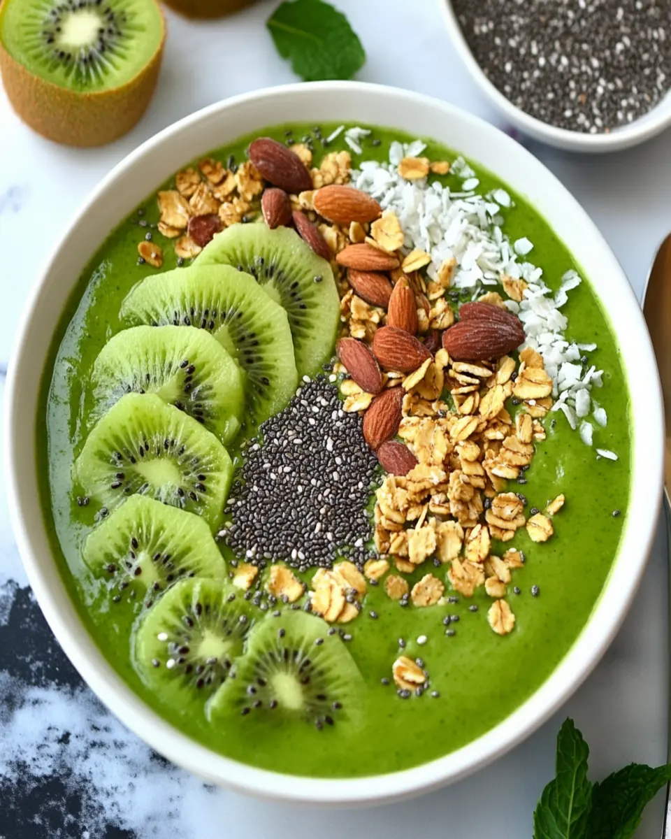 Green Detox Smoothie Bowl: Refreshingly Simple & Delicious!
