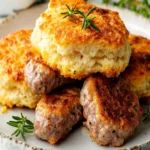Keto Sausage and Biscuits First Image First Image